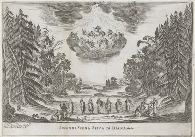 Deuxième scène : la forêt de Diane (Seconda scena selva di Diana) - Stefano della Bella