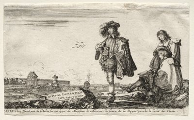 Diverses figures et paysages - Stefano della Bella
