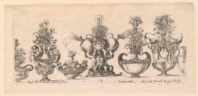 Vases, de "Raccolta di Vasi Diversi" - Stefano della Bella
