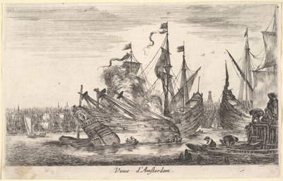 Vue du port d