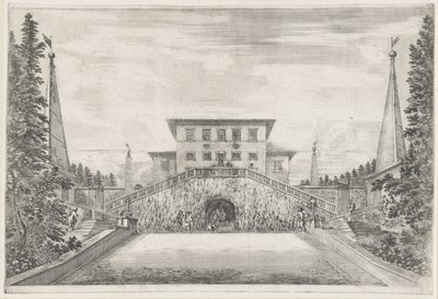 Villa Pratolino (titre de la série) Vues de la villa de Pratolino (titre de la série) - Stefano della Bella