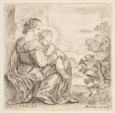 Vierge et Enfant Jésus, 1641 - Stefano della Bella