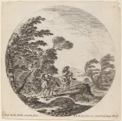 Cavaliers emportés par le vent, 1646 - Stefano della Bella
