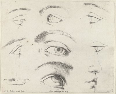 Sept yeux, deux bouches et un nez - Stefano della Bella
