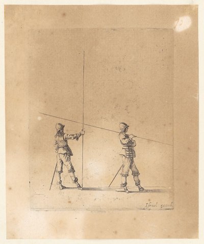 Deux piquiers - Stefano della Bella