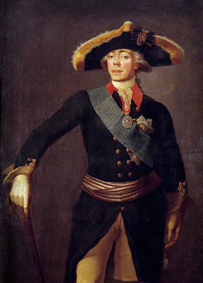 Portrait de Paul Ier, empereur de Russie - Stepan Semenovich Shchukin