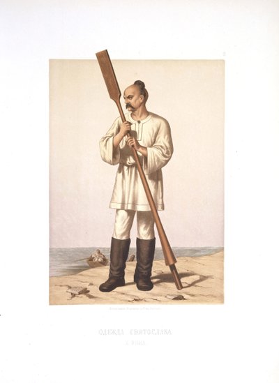 Le vêtement du Grand Prince Sviatoslav Ier de Kiev, 1877 - Stepan Stepanovich Strekalov