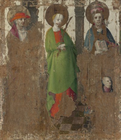 Trois saints, vers 1450 - Stephan Lochner