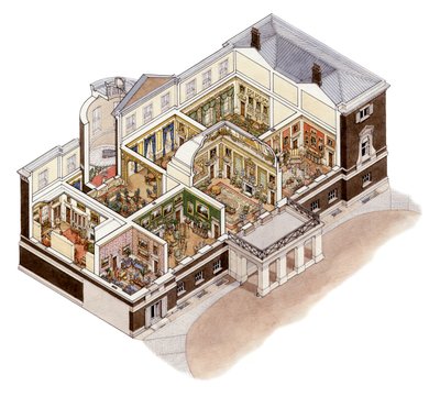 Devonshire House, Piccadilly, Londres, vers 1860-1910 - Stephen Conlin