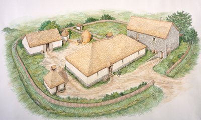 South Manor, village médiéval de Wharram Percy, North Yorkshire - Stephen Conlin