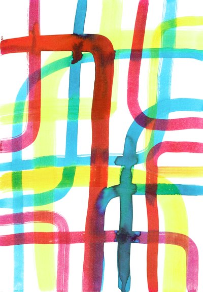 Intersection, 2016 (encre sur papier) - Stephen Dow