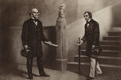 Gladstone et Disraeli, Beaconsfield - Stephen James (after) Ferris