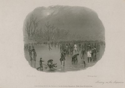Patinage sur la Serpentine, Hyde Park, Londres - Stephen Pearce