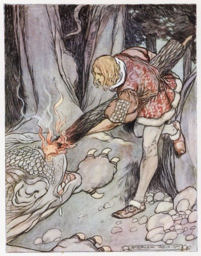 Illustration pour Siegfried le tueur de dragons - Stephen Reid