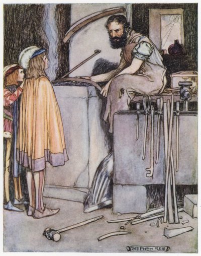 Illustration pour Siegfried le tueur de dragons - Stephen Reid