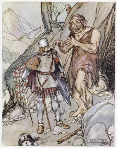 Illustration pour Siegfried le Tueur de Dragons - Stephen Reid