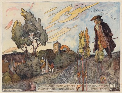 Illustration pour Le Village déserté par Oliver Goldsmith - Stephen Reid