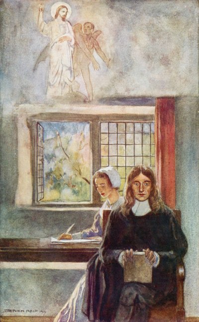 John Milton dictant 