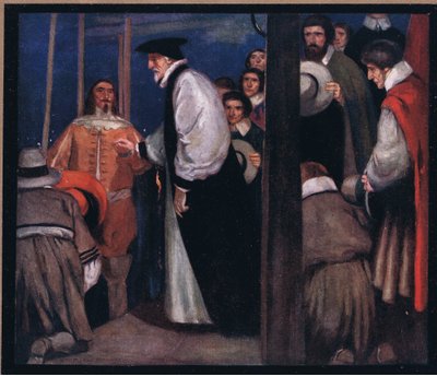 Laud entrant dans la barge à Lambeth pour aller à la Tour - Stephen Reid