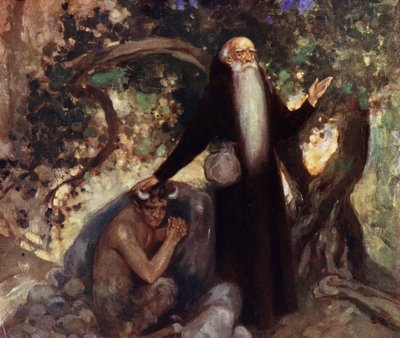 Saint Antoine et le Satyre - Stephen Reid