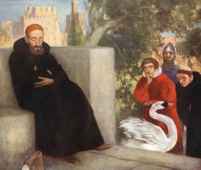 Saint Hugues de Lincoln et le cygne - Stephen Reid
