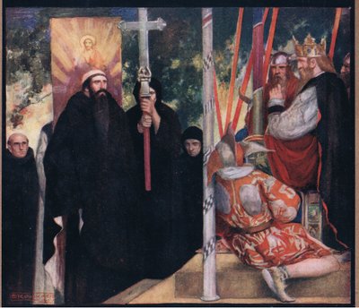 La réception de Saint Augustin par Ethelbert - Stephen Reid