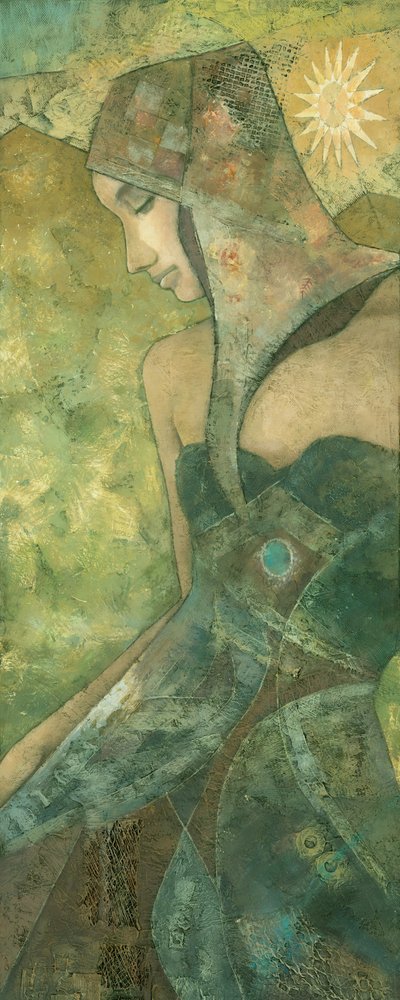 Personnage serein à la capuche - Steve Mitchell
