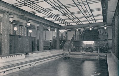 La piscine à bord du S.S. Empress of Britain - Stewart Bale Limited
