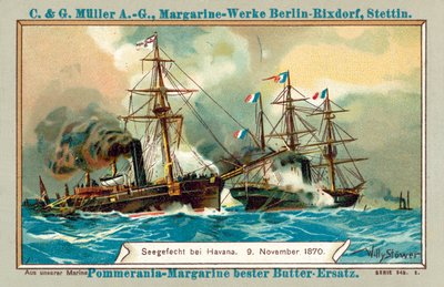 Bataille navale à La Havane, 9 novembre 1870 - Stoewer Willy