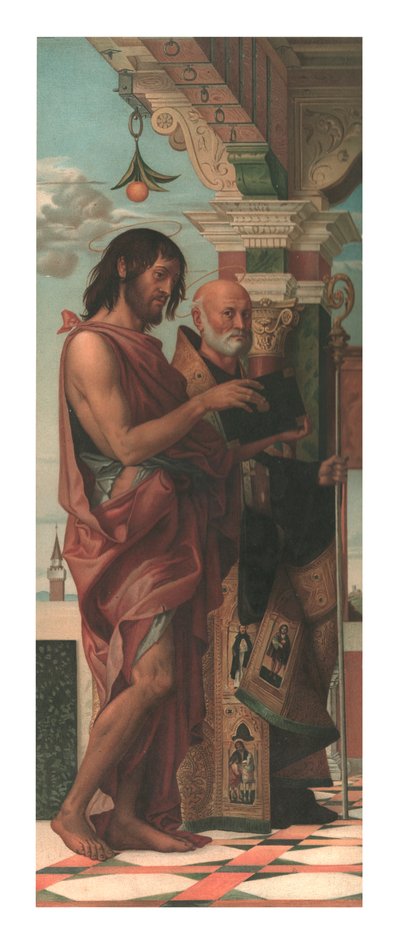 Saint Jean-Baptiste avec Saint Benoît, 1874 - Storch and Kramer