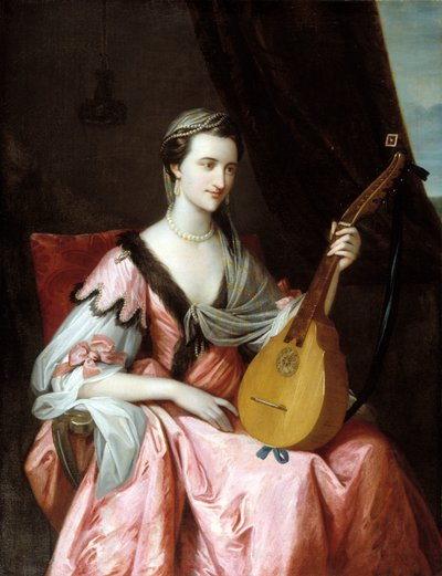 Mary Hopkinson, vers 1764 - Studio of Benjamin West