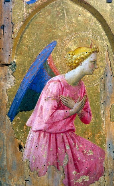Ange en adoration, milieu du 15e siècle - Studio of Fra Angelico