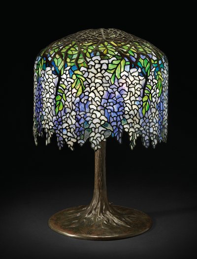 Lampe de table Wisteria, vers 1910 - Studios Tiffany