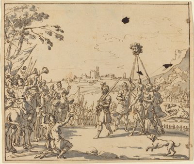 Le triomphe de David - Style of Jan Luyken