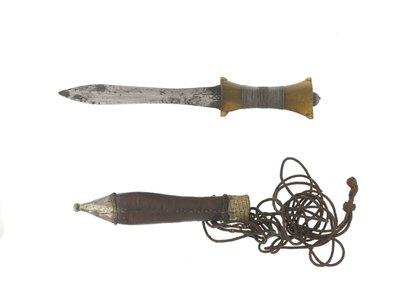 Couteau de bras et fourreau - Sudanese School