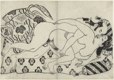 Représentation érotique (Hana ni Yosurukyo) - Sugimura Jihei (attributed to)