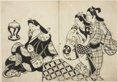 Amoureux quittant une chambre - Sugimura Jihei