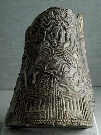 Civilisation sumérienne : fragment de vase serpent de l