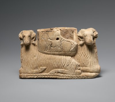 Vase soutenu par deux béliers, vers 2600-2500 av. J.-C. - Sumerian Sumerian