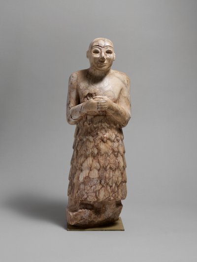 Figure votive, c.2600-2350 av. J.-C. (pierre) - Sumerian Sumerian
