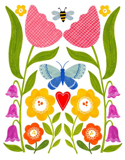 Folk Art Garden - Susan Black