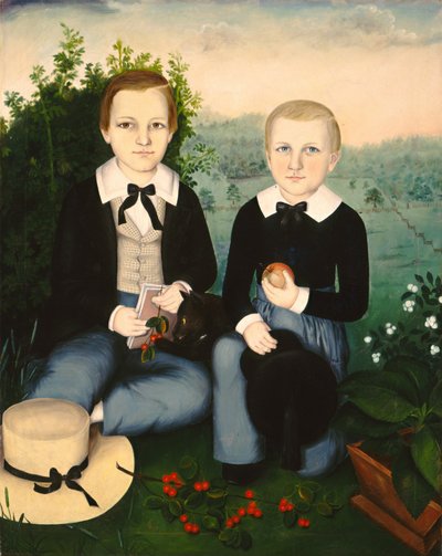 Frères, vers 1845 - Susan Catherine Waters