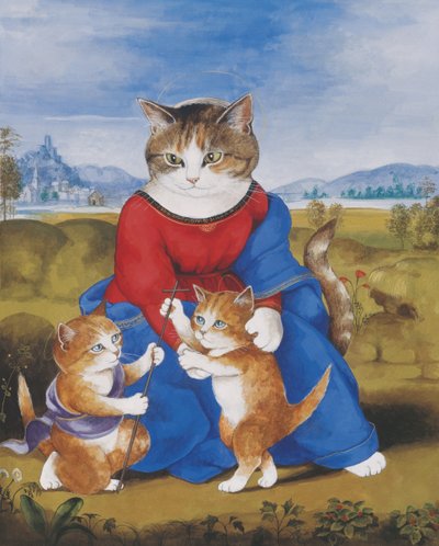 Illustration de Cats Galore! A Compendium of Cultured Cats (pub. 2015) - Susan Herbert