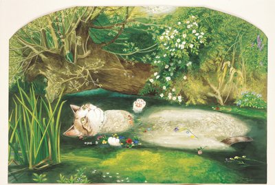 Illustration de Cats Galore! A Compendium of Cultured Cats (pub. 2015) - Susan Herbert