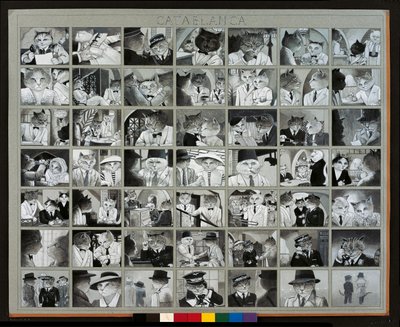 Illustration de Cats Galore! A Compendium of Cultured Cats (pub. 2015) - Susan Herbert
