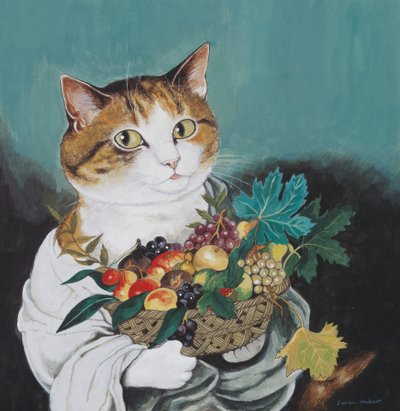 Illustration de Cats Galore! A Compendium of Cultured Cats (pub. 2015) - Susan Herbert