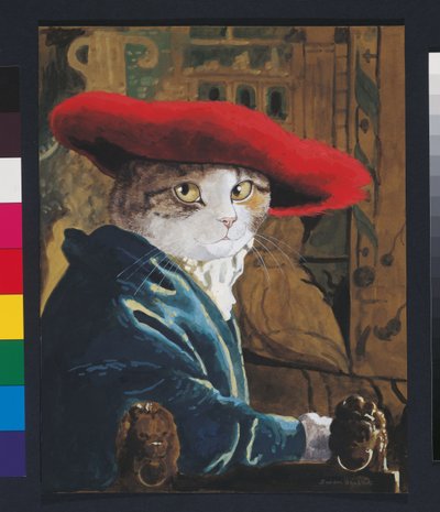 Illustration de Cats Galore! A Compendium of Cultured Cats (pub. 2015) - Susan Herbert