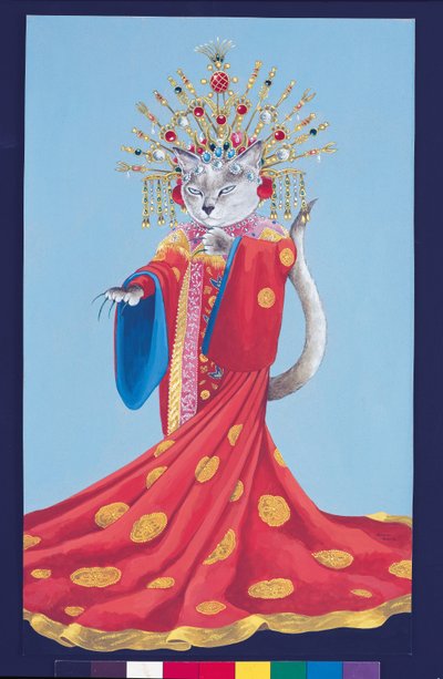 Illustration de Chats en Folie ! Un Compendium de Chats Cultivés (pub. 2015) - Susan Herbert