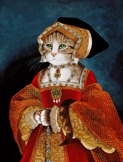 Illustration de Chats en Folie ! Un Compendium de Chats Cultivés (pub. 2015) - Susan Herbert