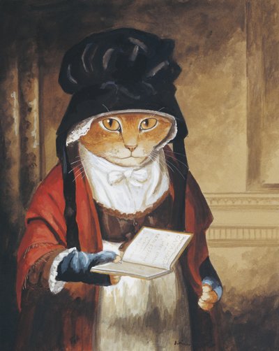 Illustration de Cats Galore! A Compendium of Cultured Cats - Susan Herbert